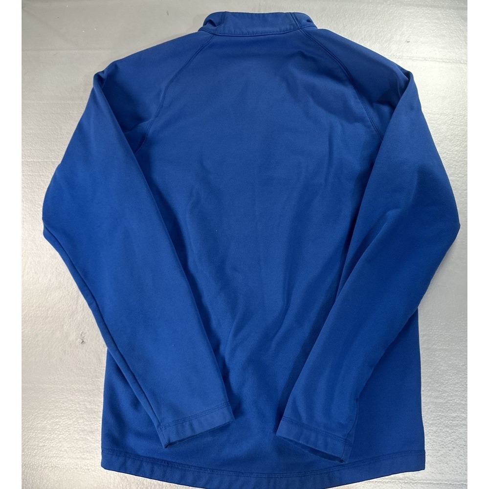 Adidas Jacket Pullover Men's Small S Quarter Zip Climawarm Fleece Blue Gray - Picture 2 of 14